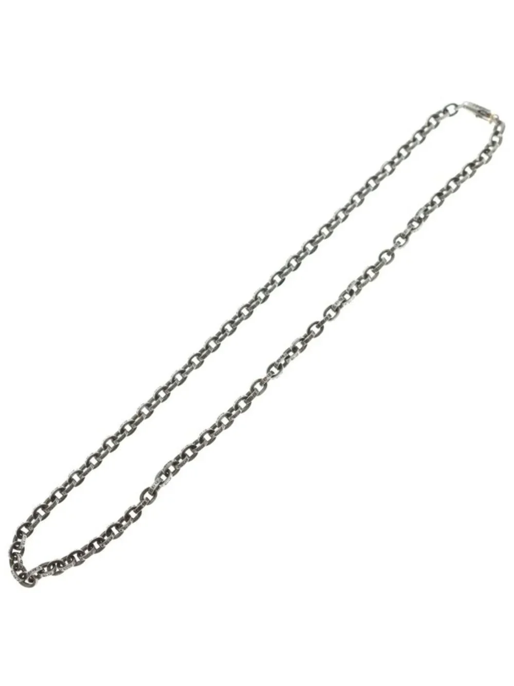 Chrome Hearts Paper Chain 18 Necklace Silver